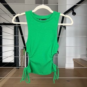 Ribbed cut out Zara shirt